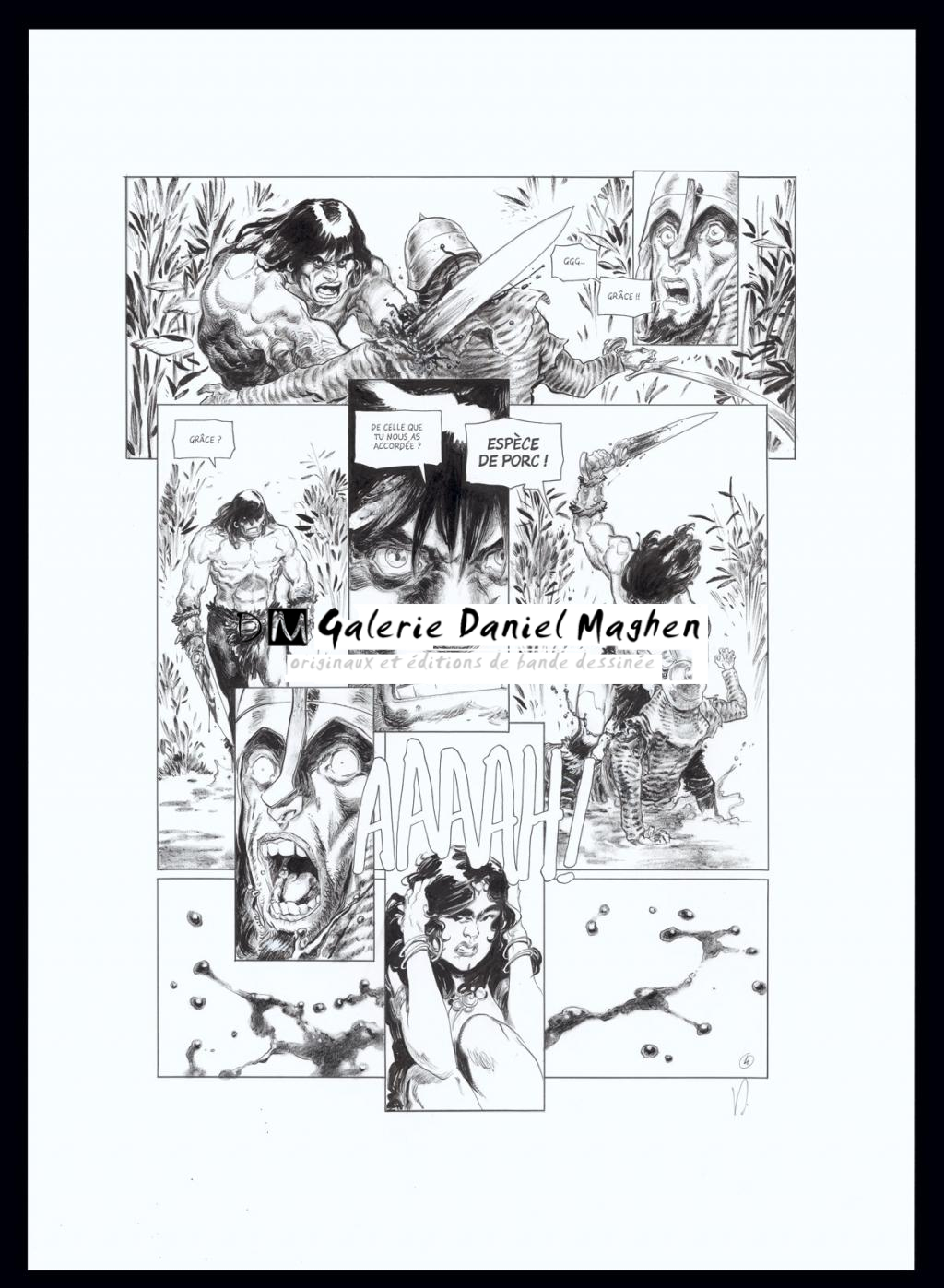 Planche originale n°4 - Virginie Augustin - Encre de Chine sur papier - 4626