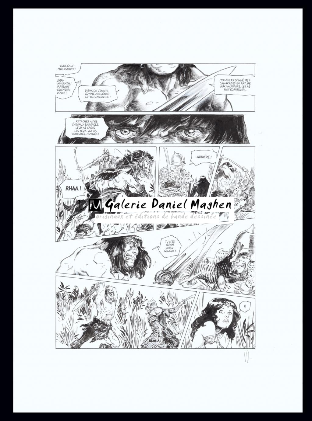 Planche originale n°3 - Virginie Augustin - Encre de Chine sur papier - 6438