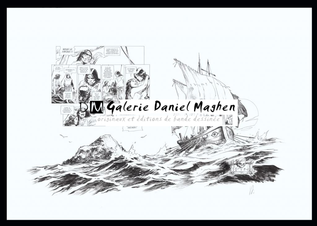 Double planche originale - Virginie Augustin - Encre de Chine sur papier - 4940