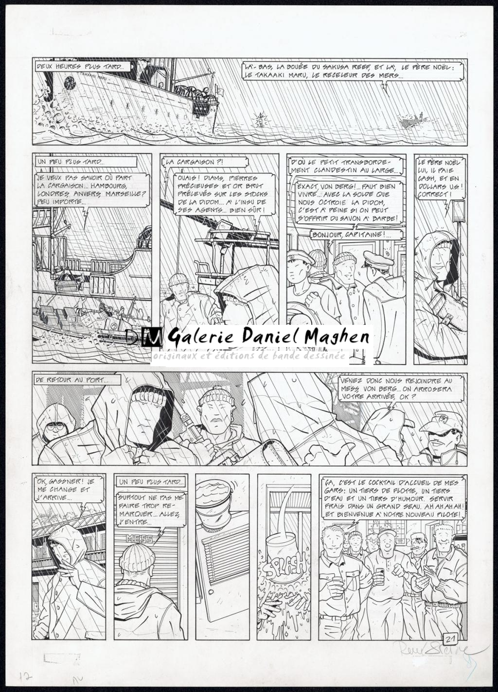 Planche originale N°21 - René Sterne - Encre de Chine sur papier - 4621