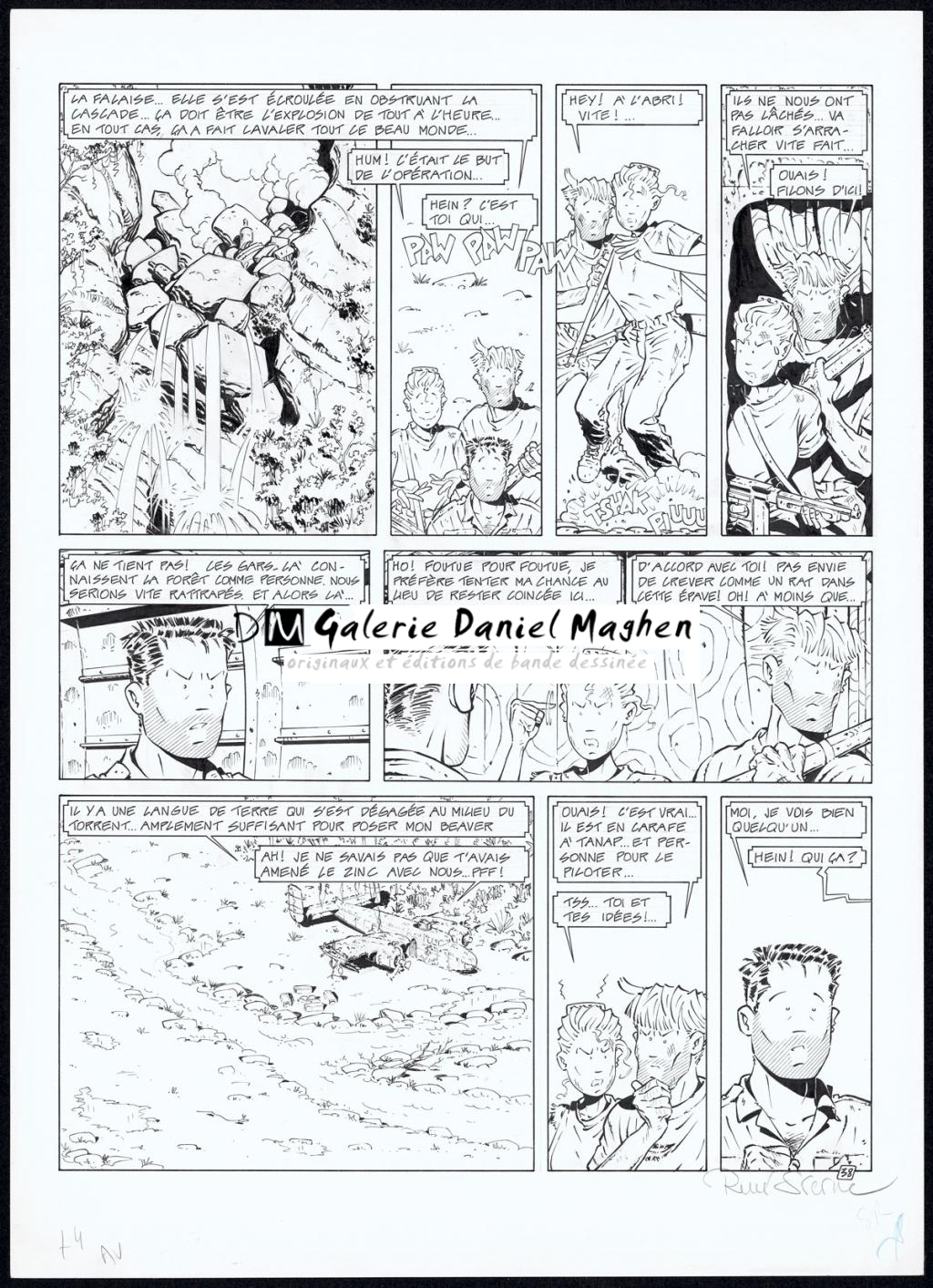 Planche originale N°38 - René Sterne - Encre de Chine sur papier - 4618