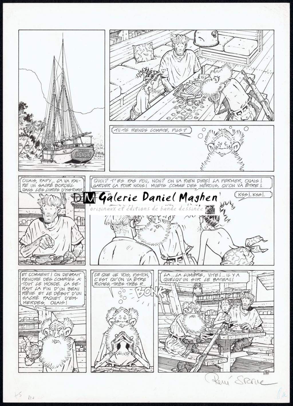 Planche originale N°32 - René Sterne - Encre de Chine sur papier - 4617