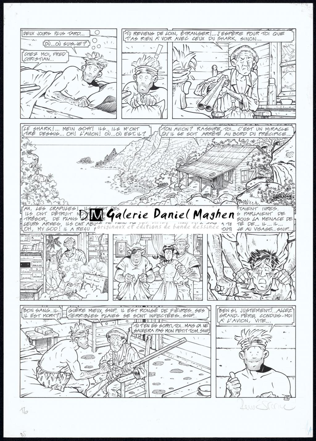 Planche originale N°18 - René Sterne - Encre de Chine sur papier - 4613