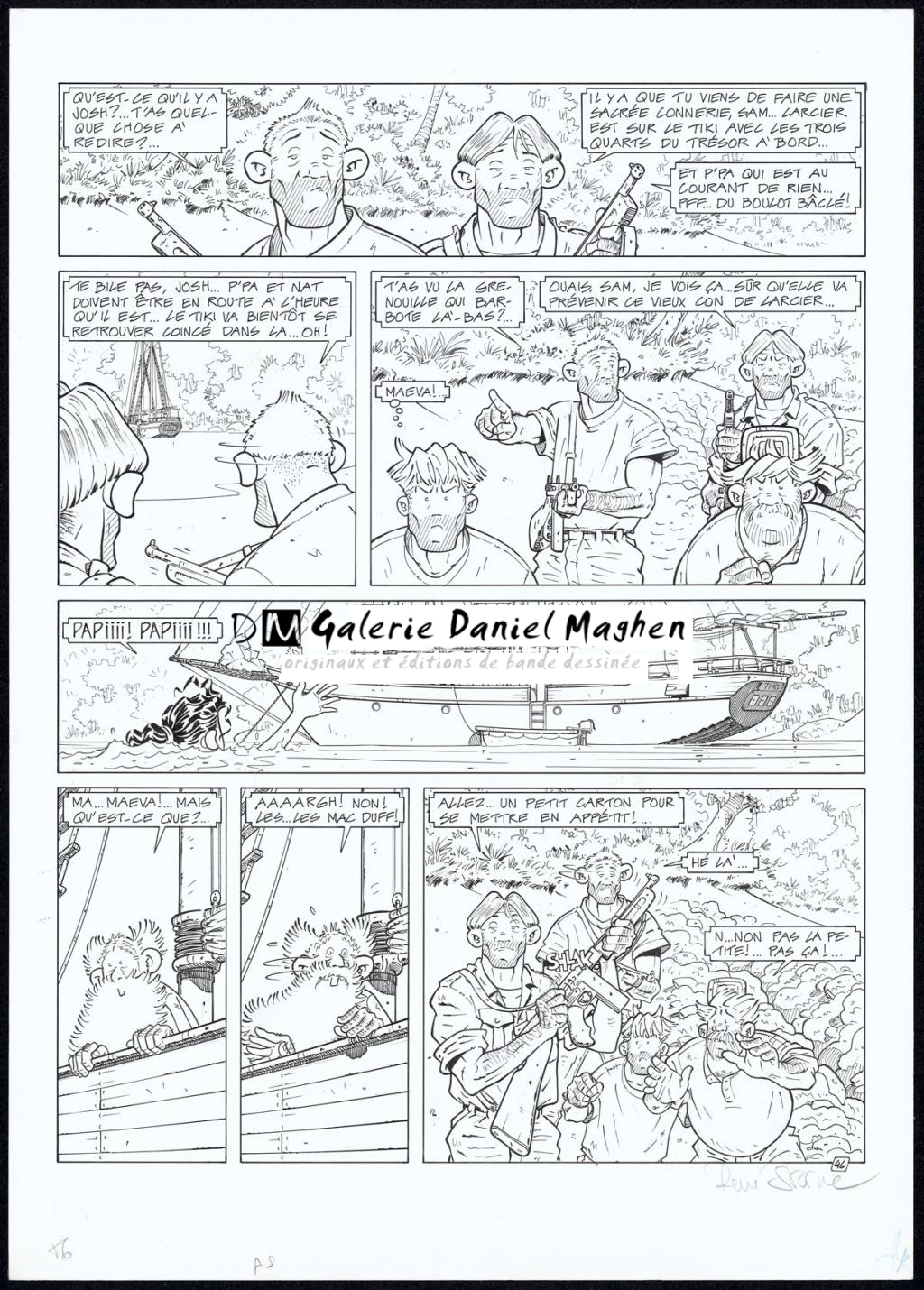 Planche originale N°46 - René Sterne - Encre de Chine sur papier - 4612