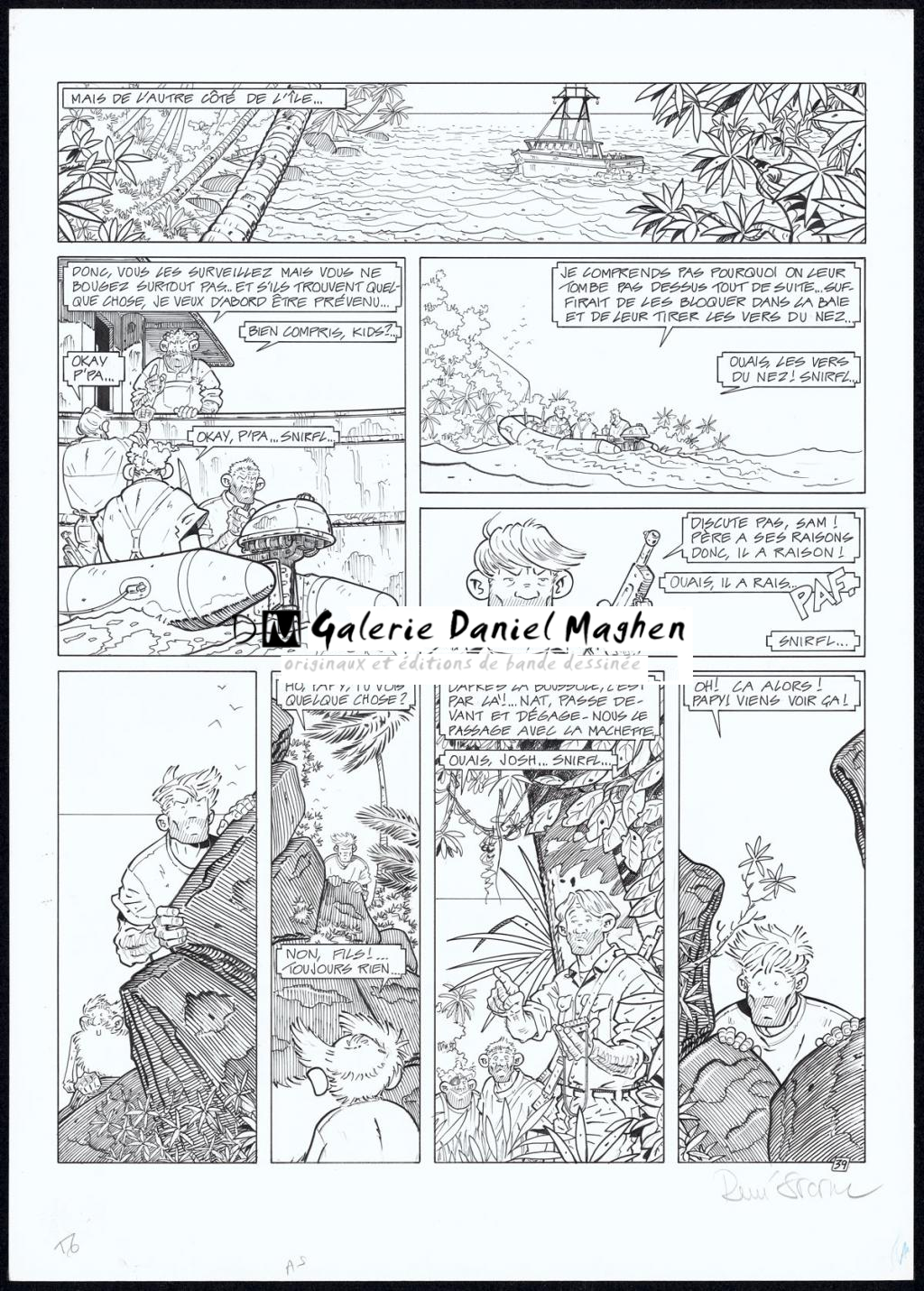 Planche originale N°39 - René Sterne - Encre de Chine sur papier - 4926