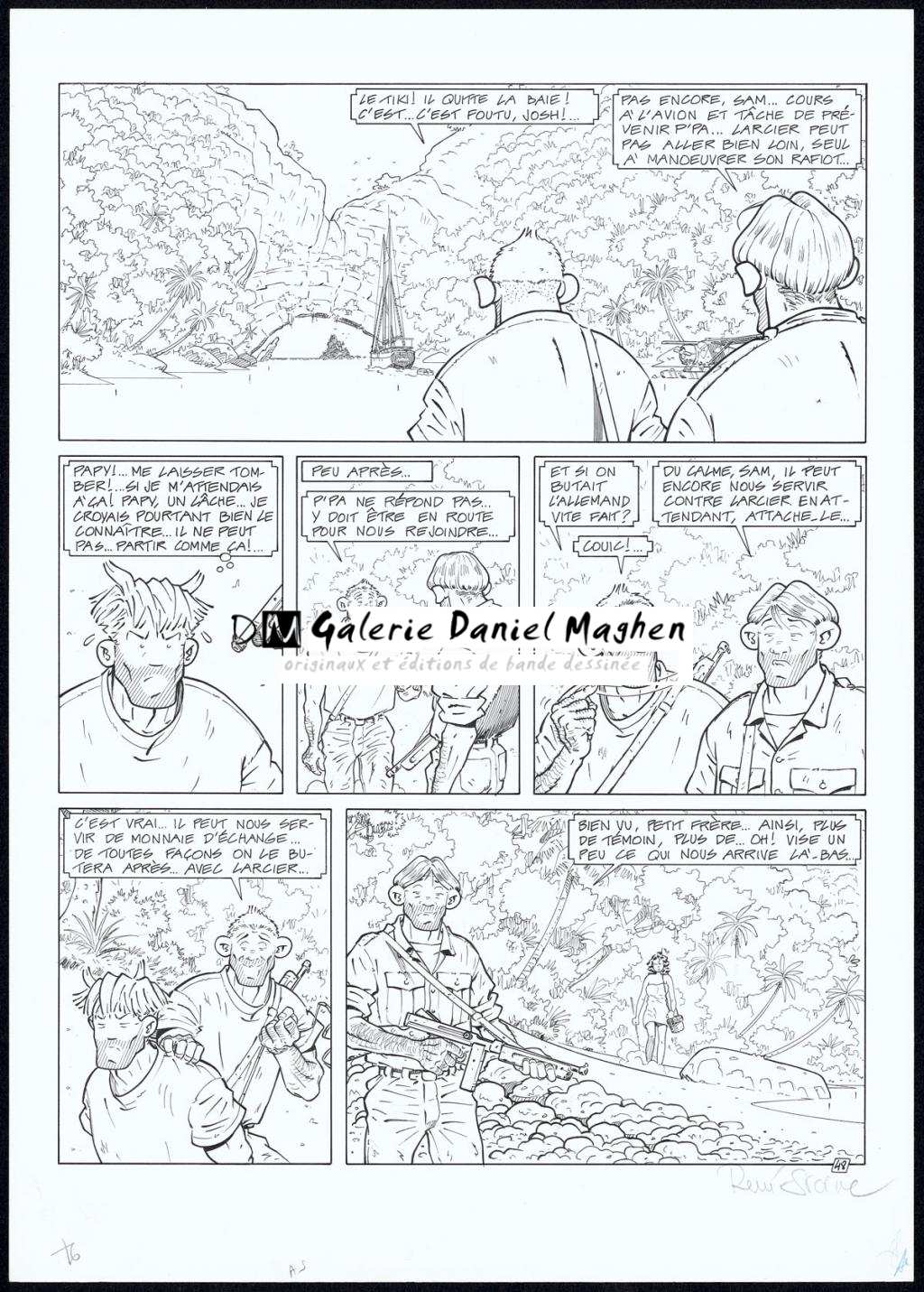 Planche originale N°48 - René Sterne - Encre de Chine sur papier - 4611