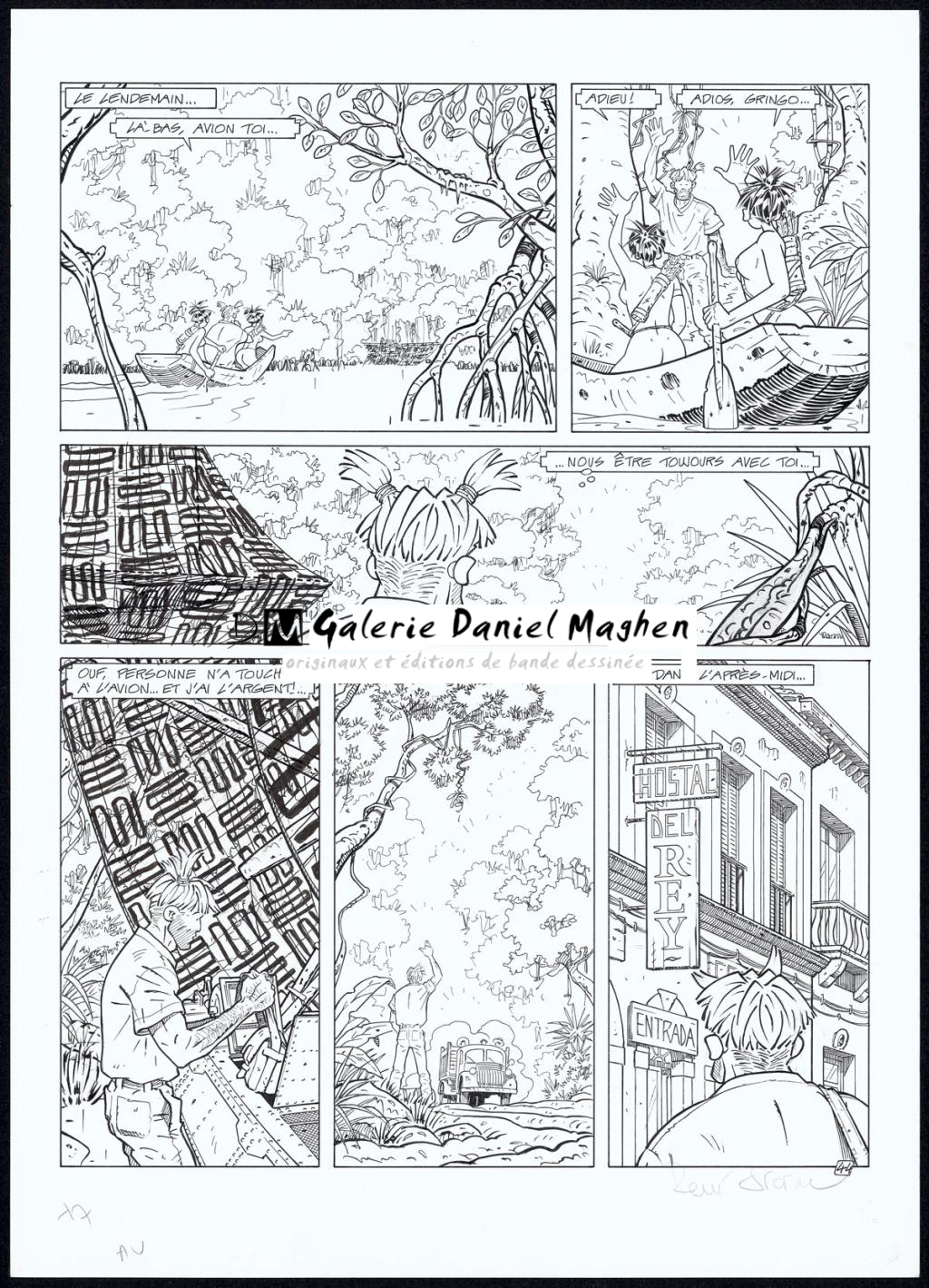 Planche originale N°44 - René Sterne - Encre de Chine sur papier - 4925