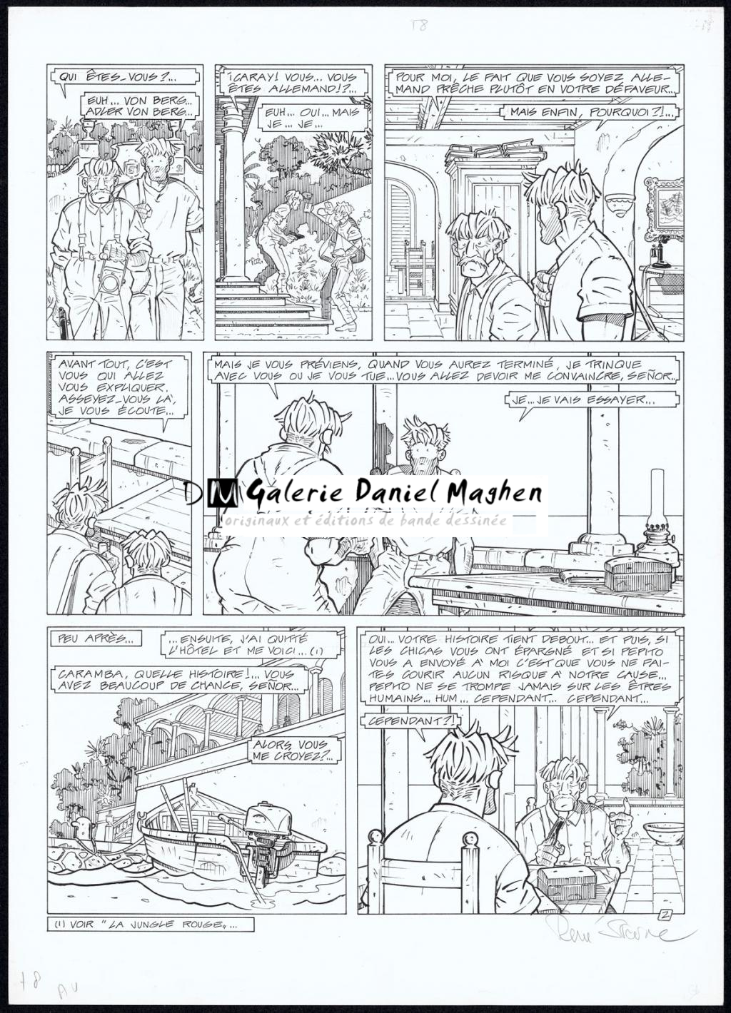 Planche originale N°02 - René Sterne - Encre de Chine sur papier - 4610