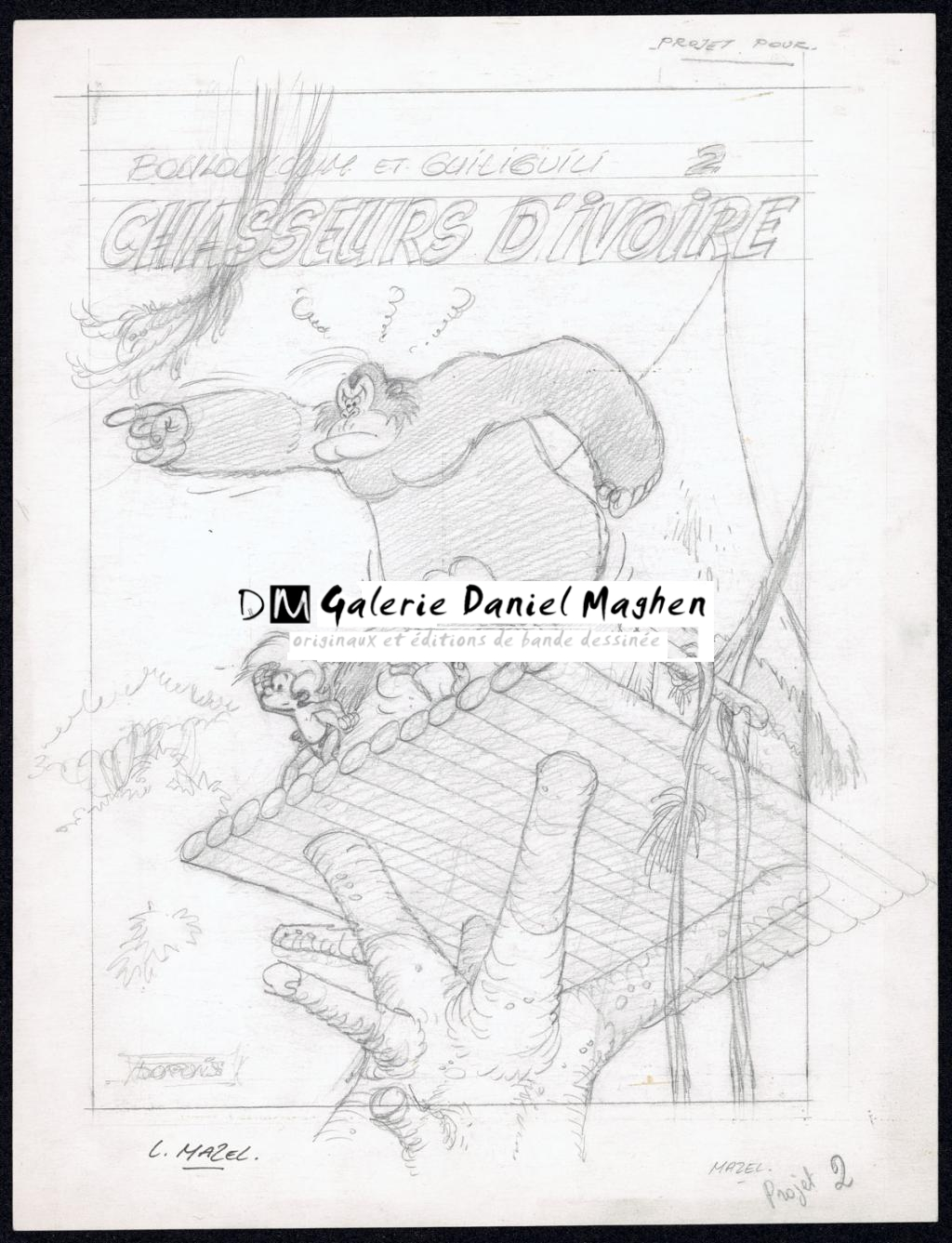 Projet de couverture - Mazel - Crayon sur papier - 5025