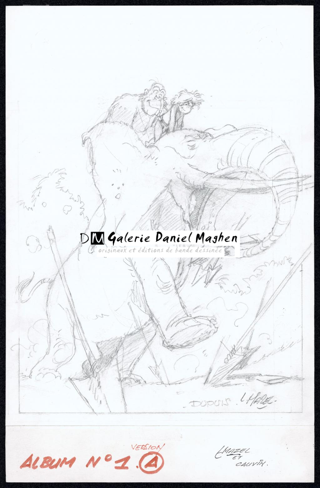 projet de couverture - Mazel - Crayon sur papier - 5024