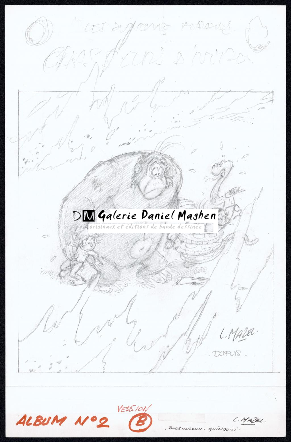 Projet de couverture - Mazel - Crayon sur papier - 5023