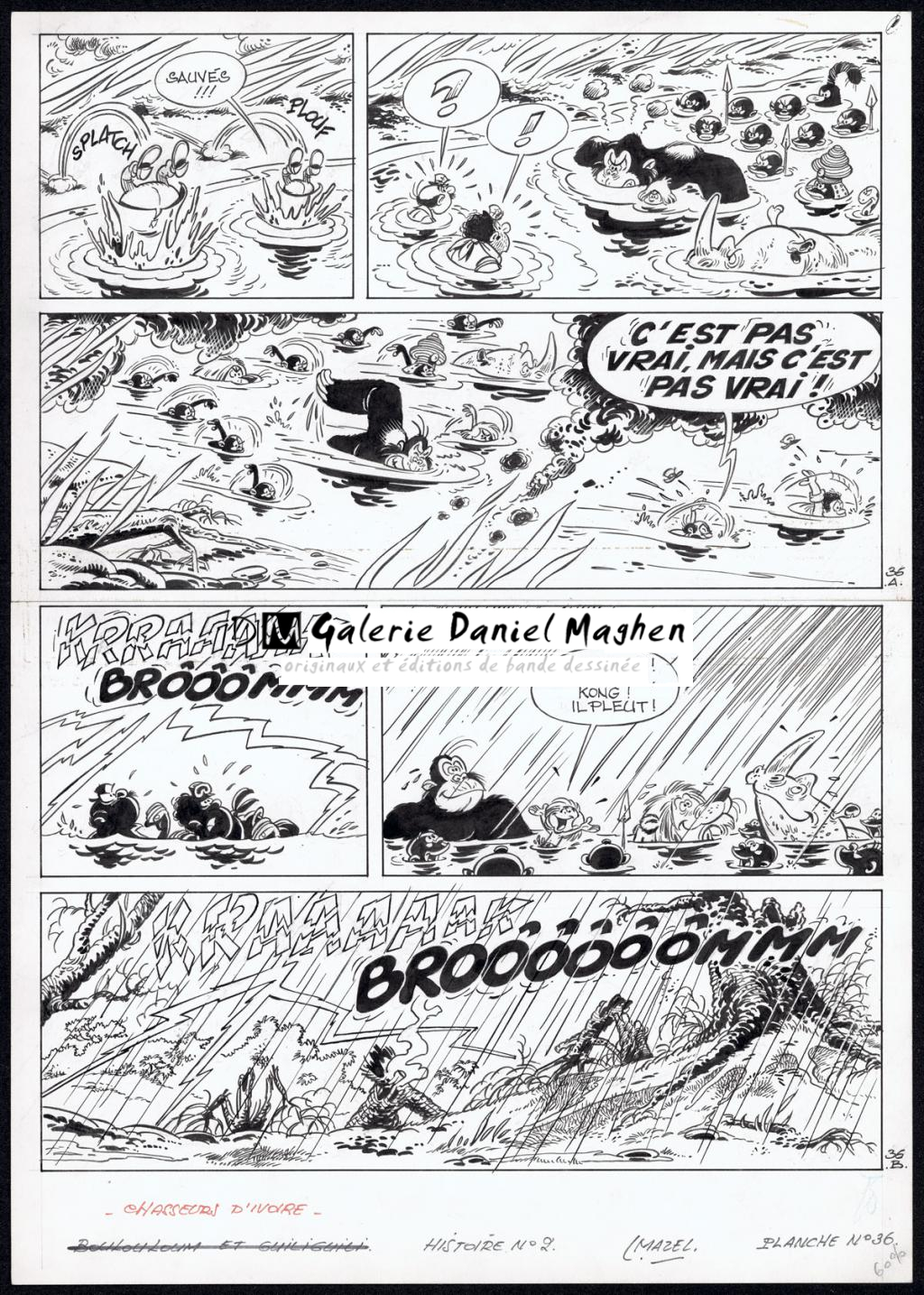 Planche originale n°36 - Mazel - Encre de Chine sur papier - 5045