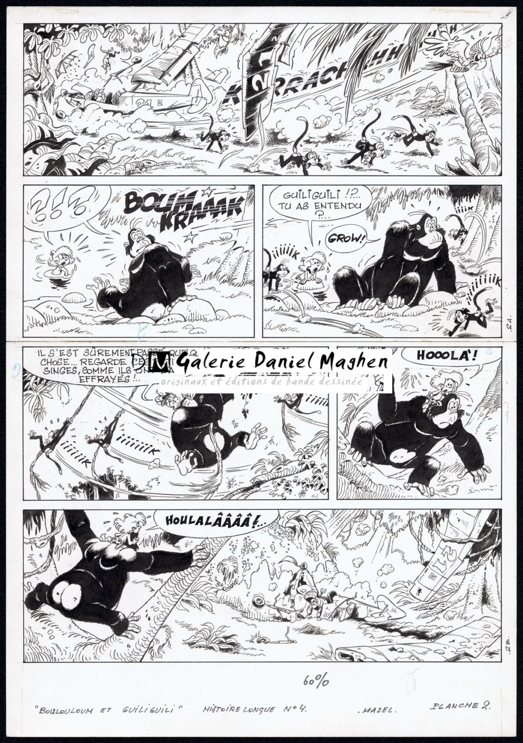 Planche originale n°2 - Mazel - Encre de Chine sur papier - 4504