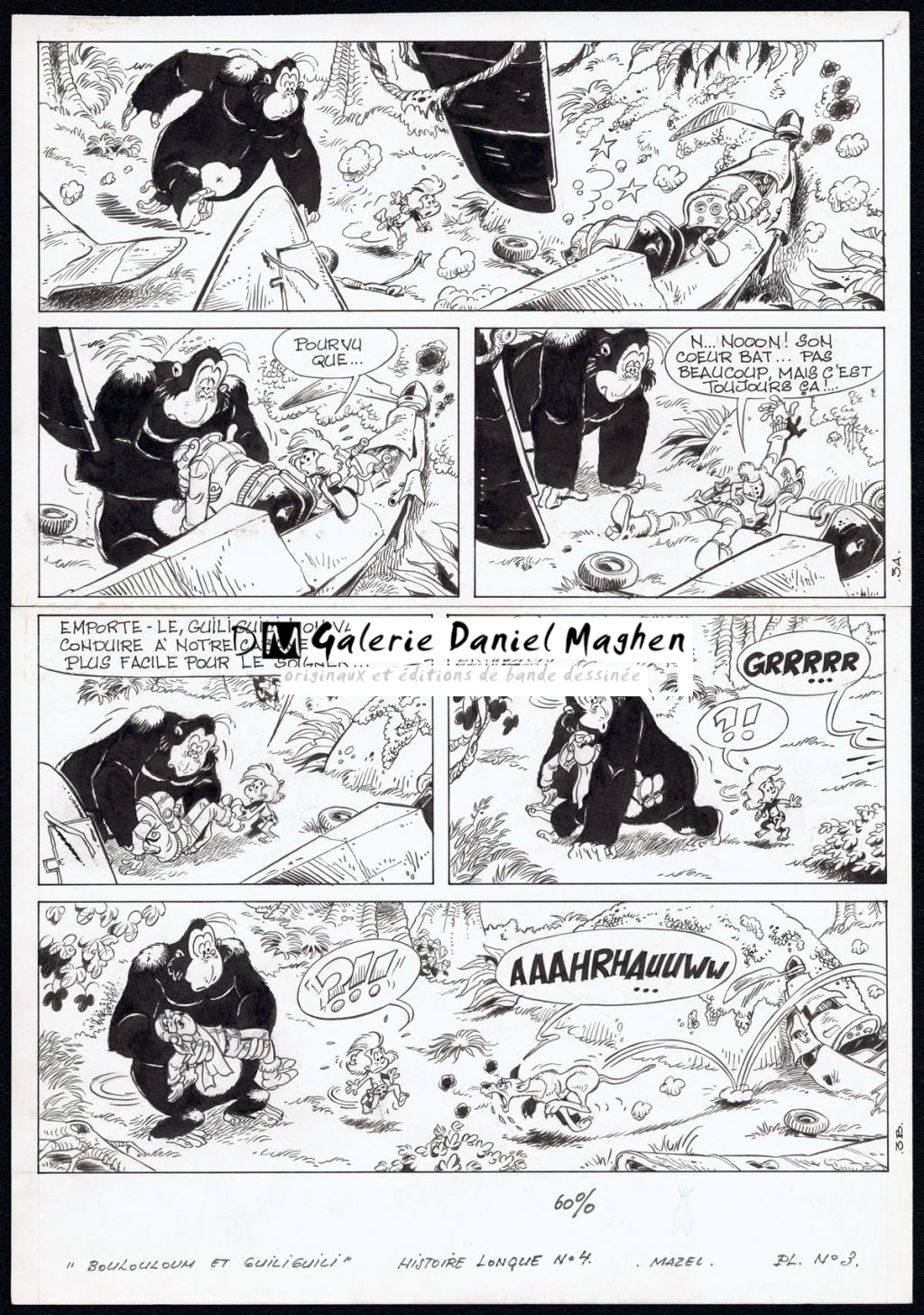 Planche originale n°3 - Mazel - Encre de Chine sur papier - 4503