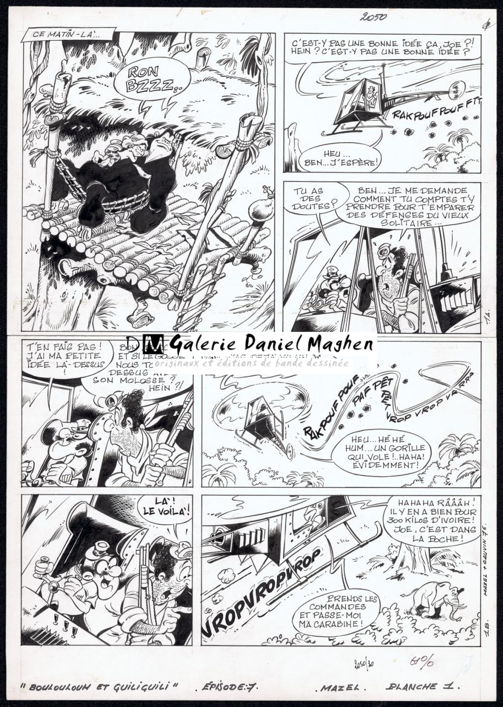 Planche originale n°1 - Mazel - Encre de Chine sur papier - 5000