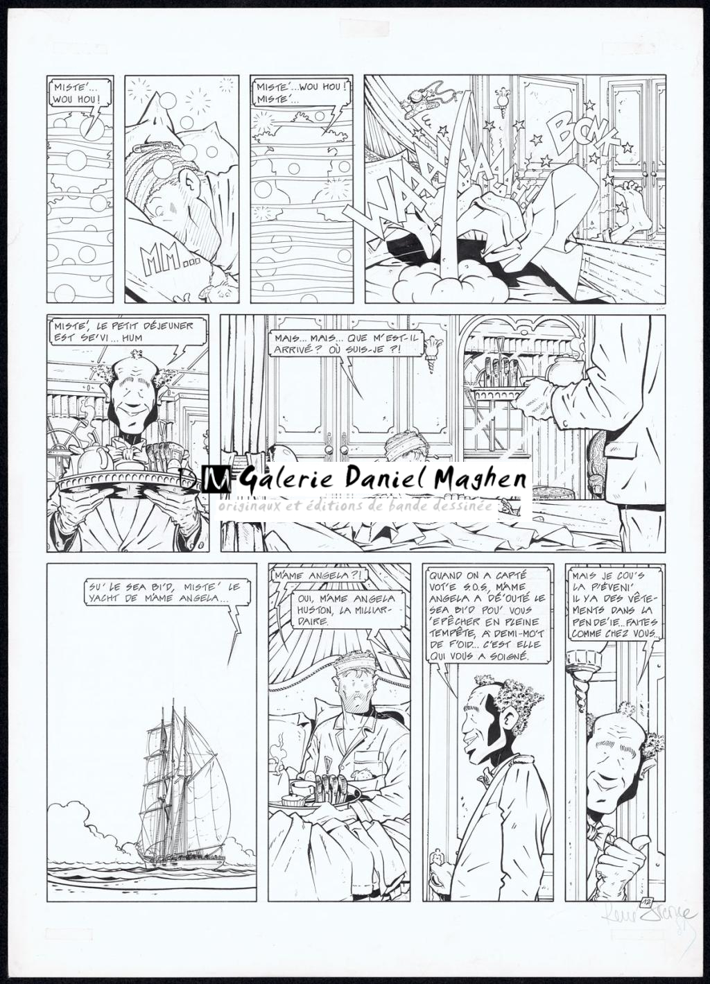 Planche originale N°12 - René Sterne - Encre de Chine sur papier - 4600