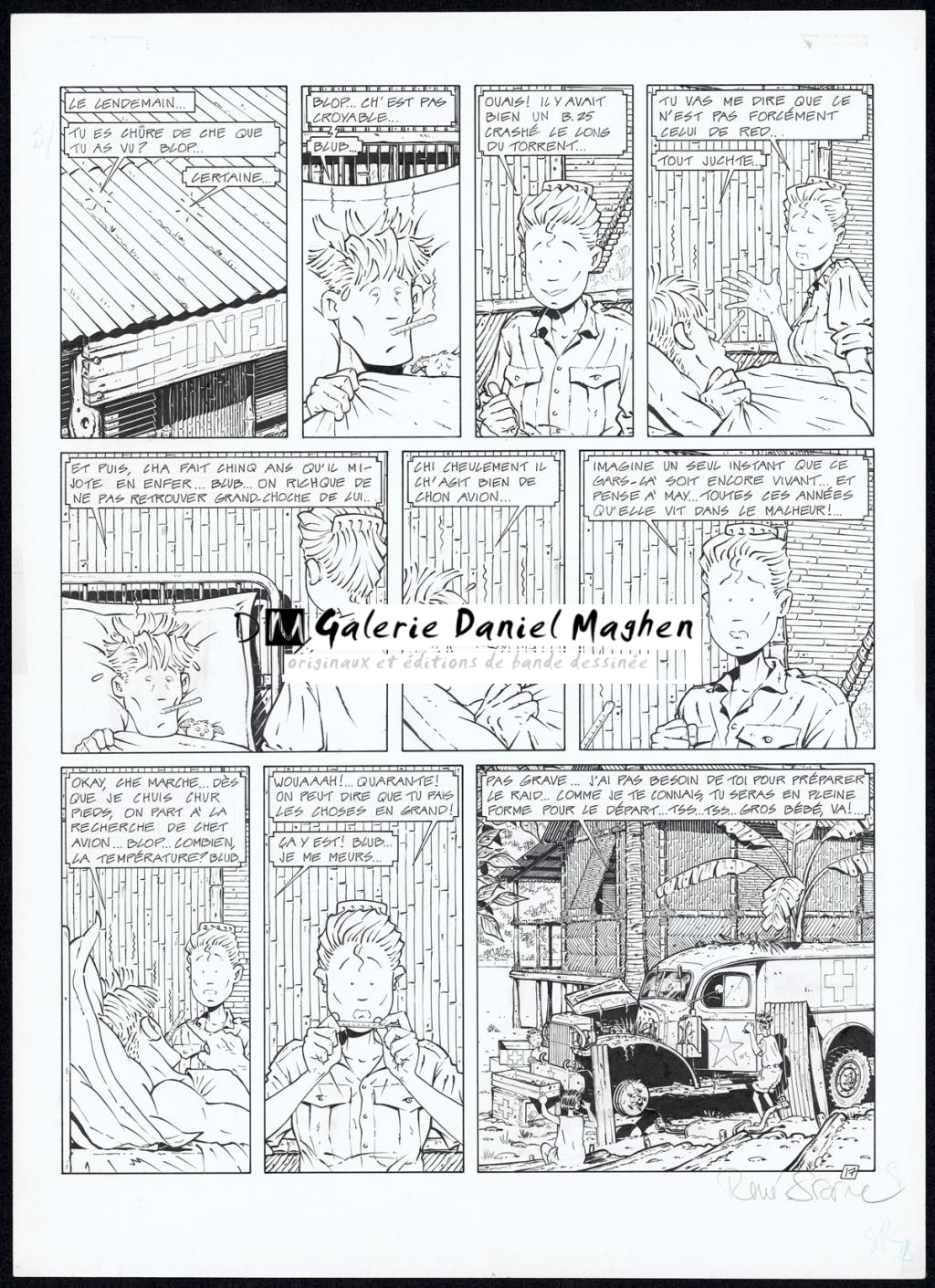 Planche originale N°17 - René Sterne - Encre de Chine sur papier - 4602