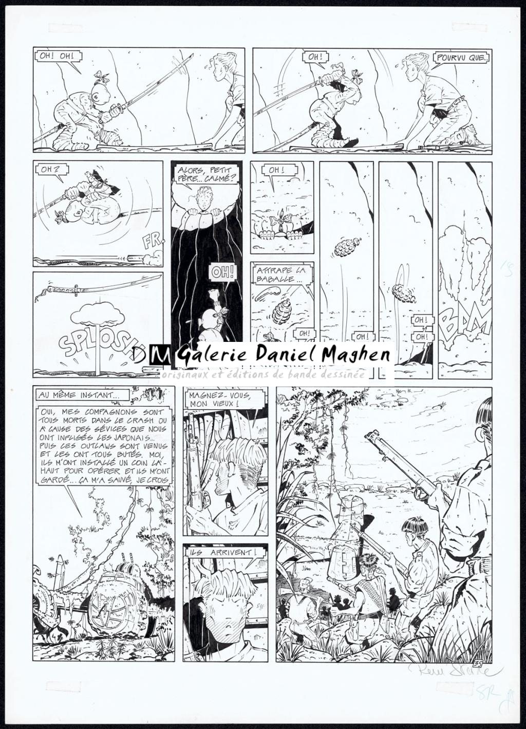 Planche originale N°35 - René Sterne - Encre de Chine sur papier - 4603
