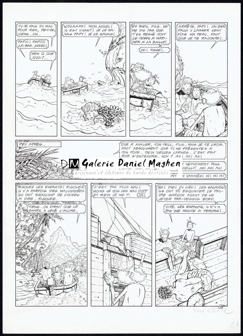 Planche originale N°18 - René Sterne - Encre de Chine sur papier - 4604