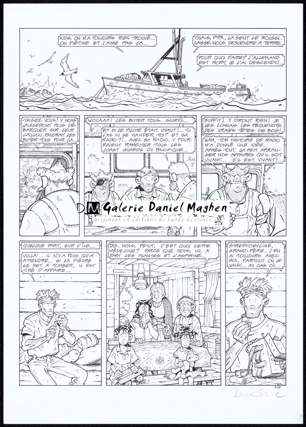 Planche originale N°19 - René Sterne - Encre de Chine sur papier - 4605