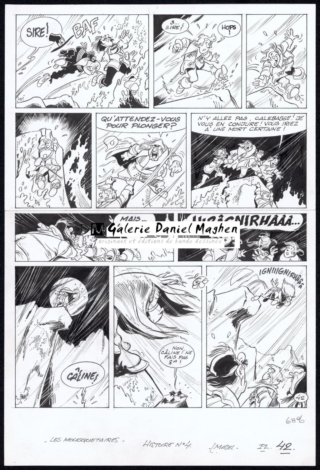 Planche originale n°42 - Mazel - Encre de Chine sur papier - 4347