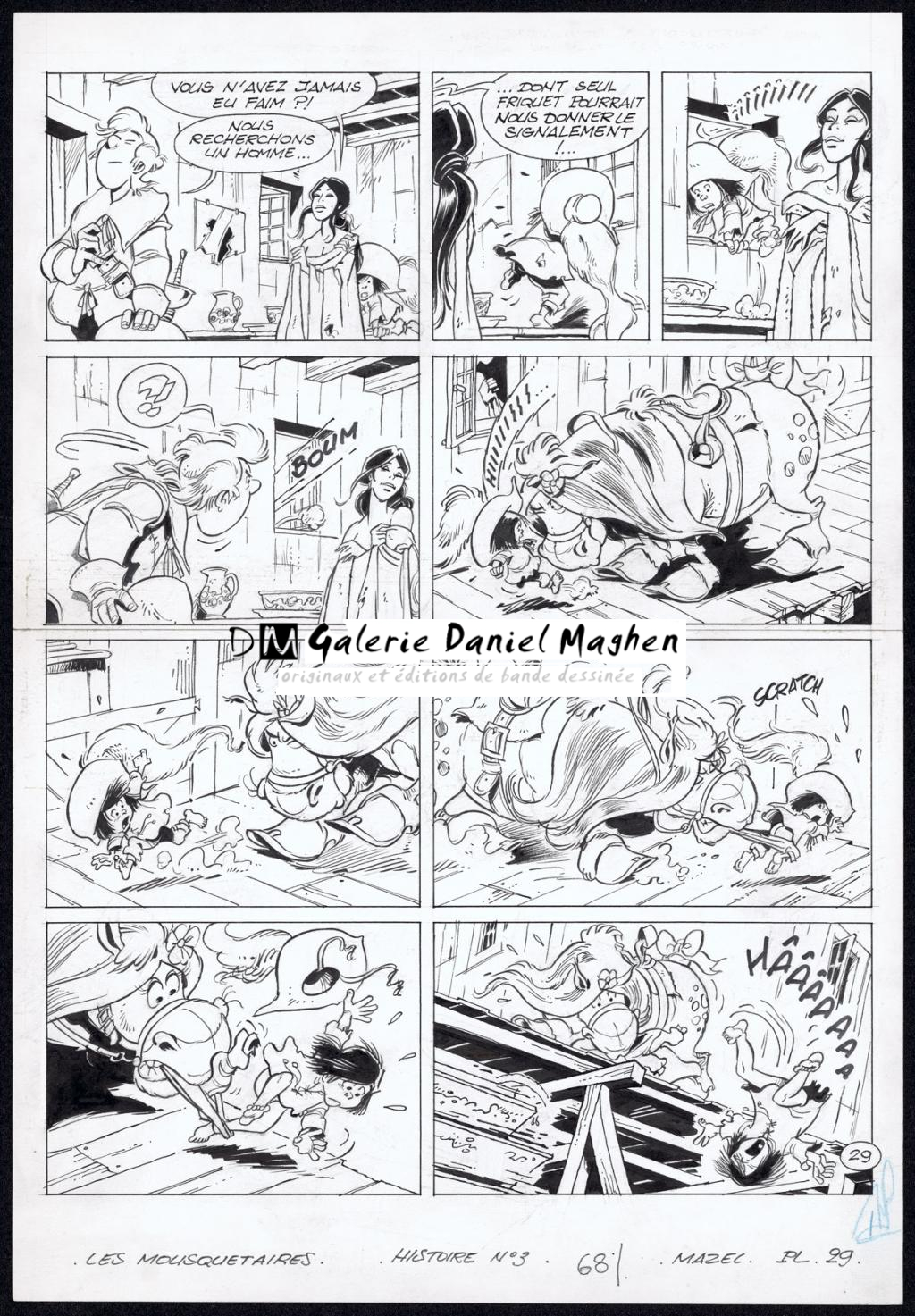 Planche originale n°29 - Mazel - Encre de Chine sur papier - 5001