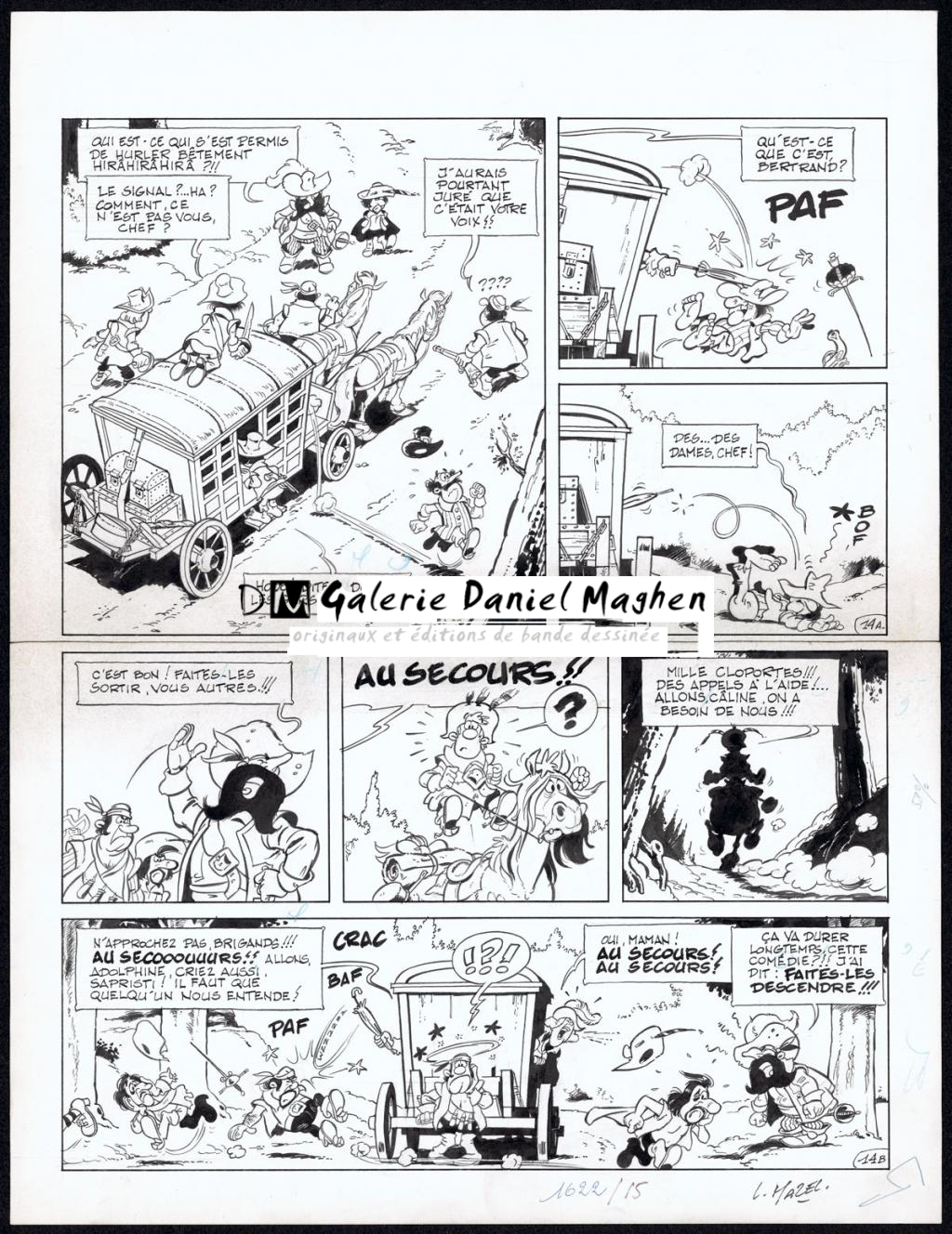 Planche originale n°14 - Mazel - Encre de Chine sur papier - 5003