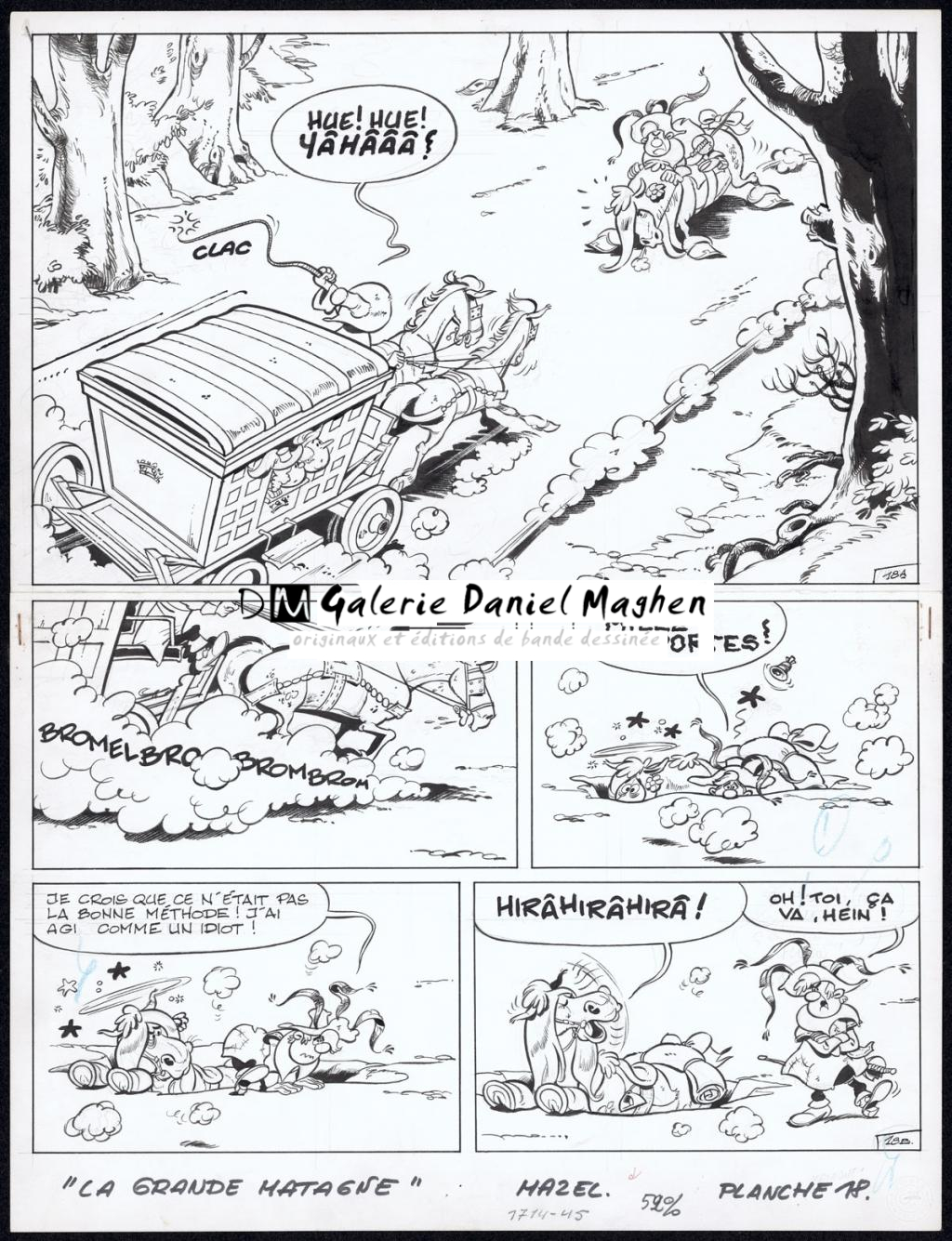 Planche originale n°18 publiée dans l'histoire La Grande Matagne - Mazel - Encre de Chine sur papier - 5008