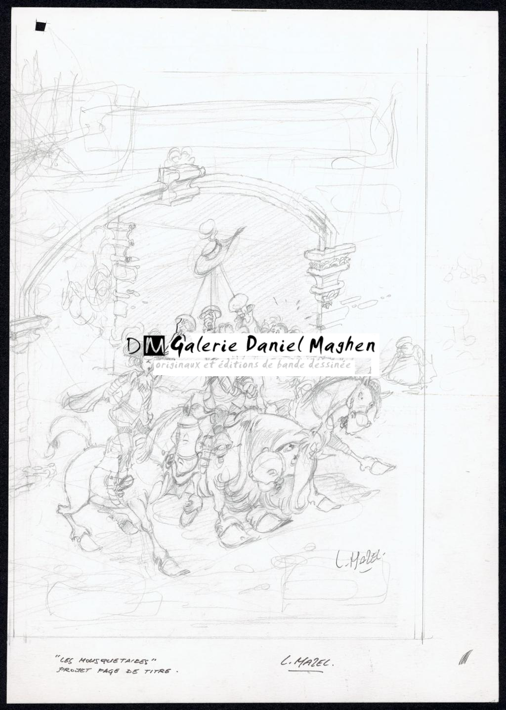 Illustration originale - Mazel - Encre de Chine et crayon sur papier - 5011