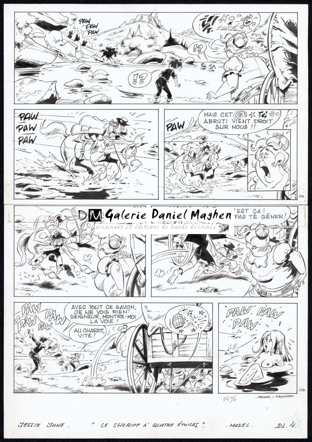 Planche originale n°4 - Mazel - Encre de Chine sur papier - 5012