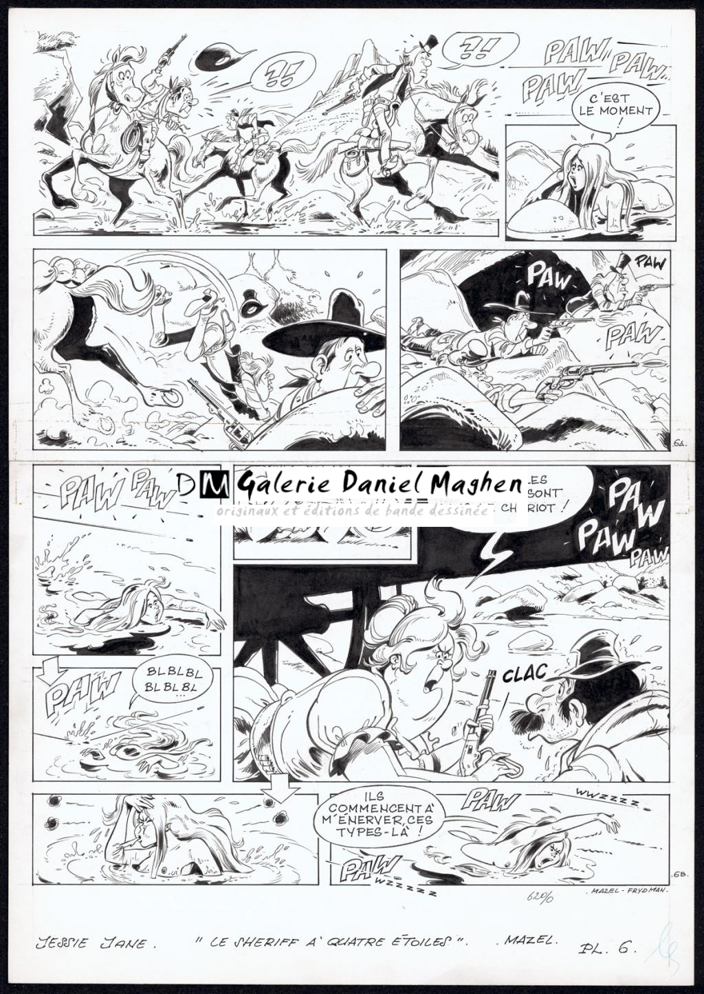 Planche originale n°6 - Mazel - Encre de Chine sur papier - 5013