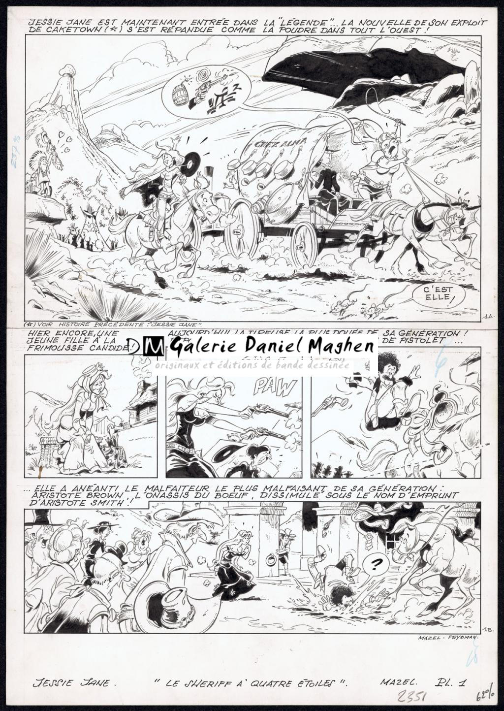 Planche originale n°1 - Mazel - Encre de Chine sur papier - 5014