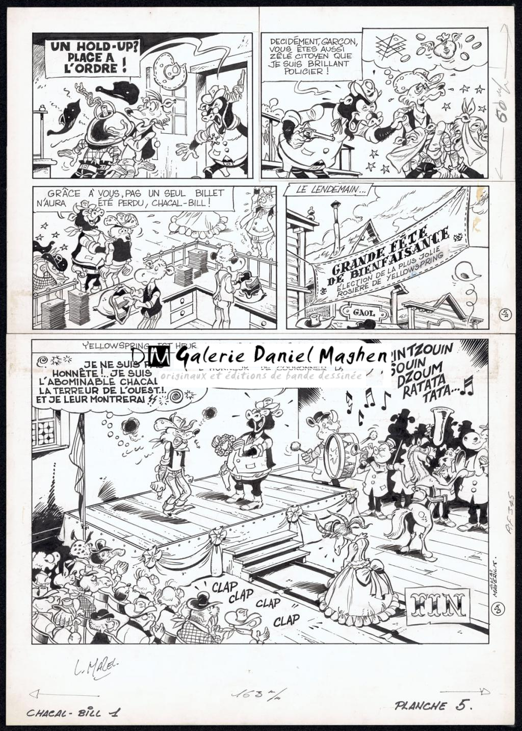 Planche originale n°5 - Mazel - Encre de Chine sur papier - 5015