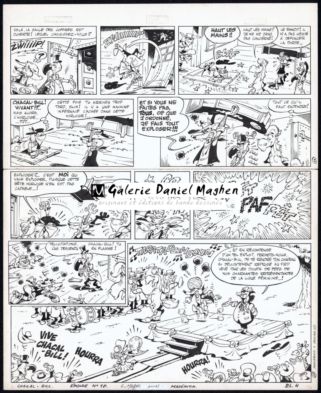 Planche originale n°4 - Mazel - Encre de Chine sur papier - 5016