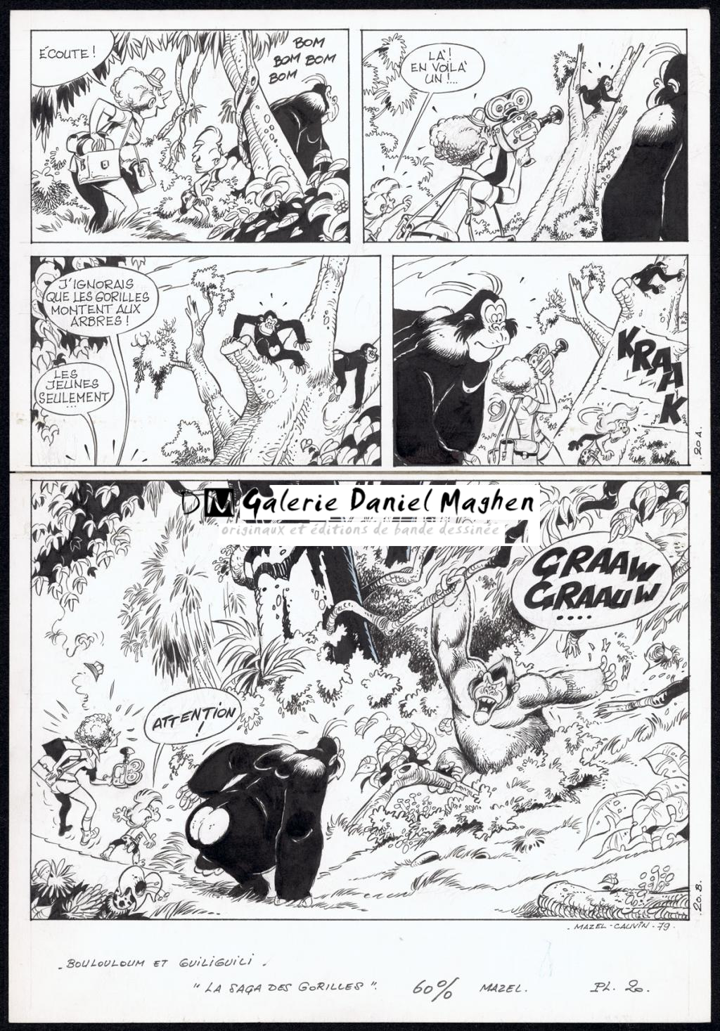 Planche originale n°20 - Mazel - Encre de Chine sur papier - 4355