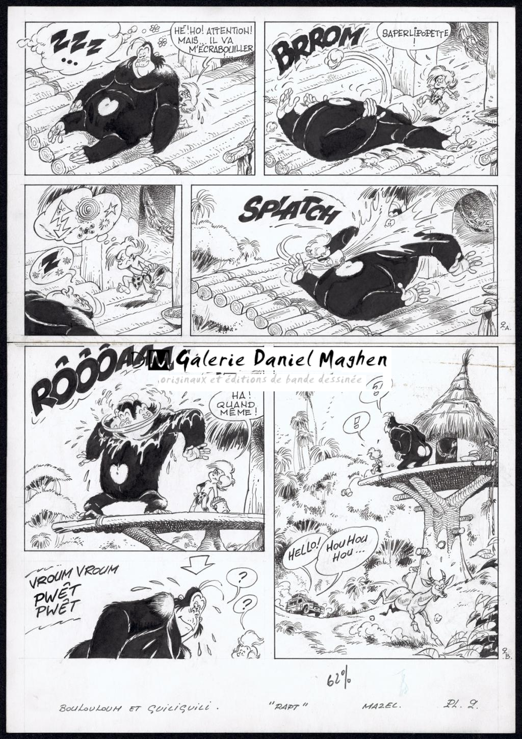 Planche originale n°2 - Mazel - Encre de Chine sur papier - 5020