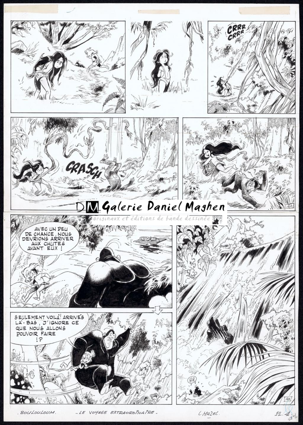 Planche originale n°4 - Mazel - Encre de Chine sur papier - 5021