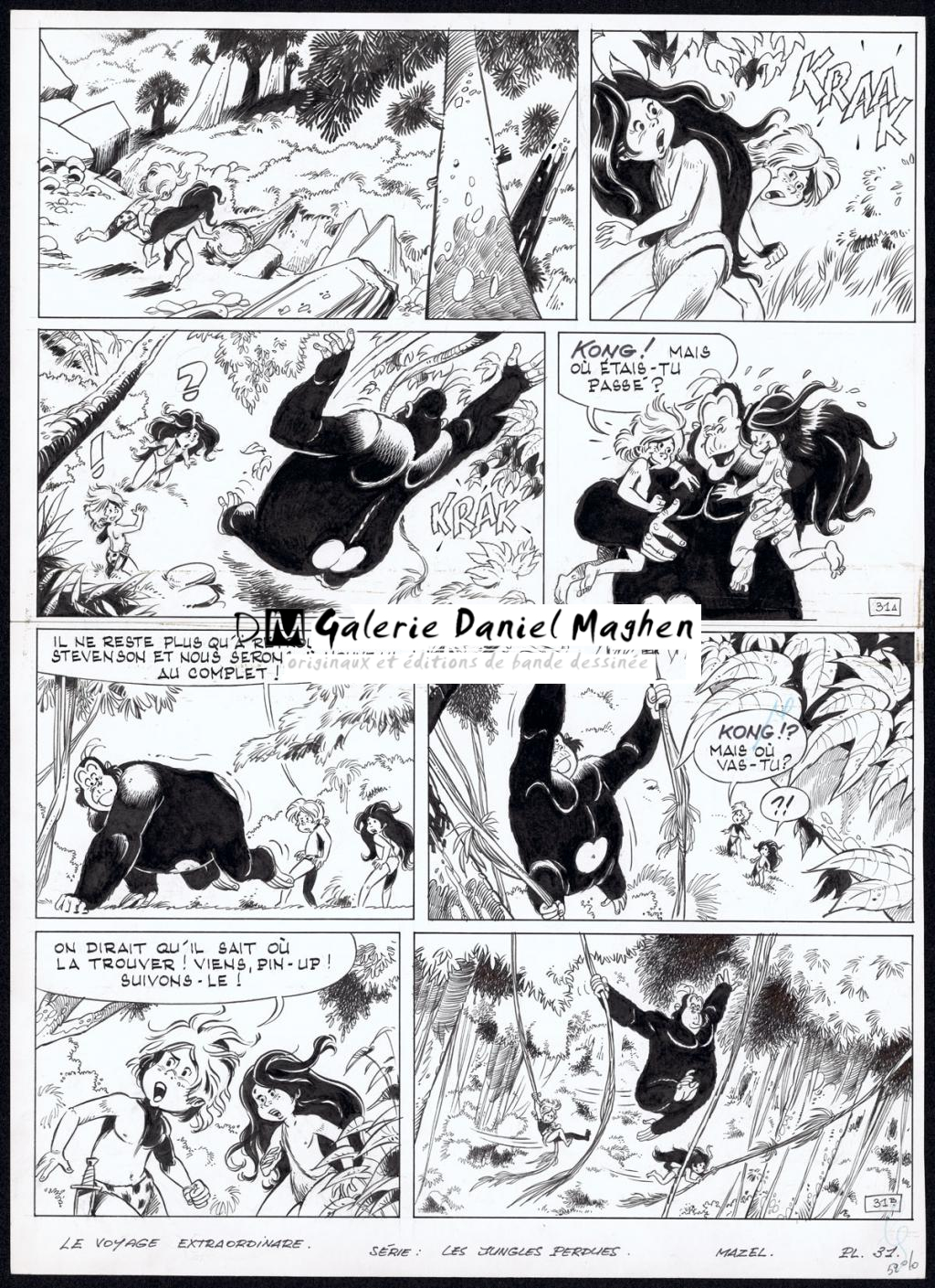 Planche originale n°31 - Mazel - Encre de Chine sur papier - 5022