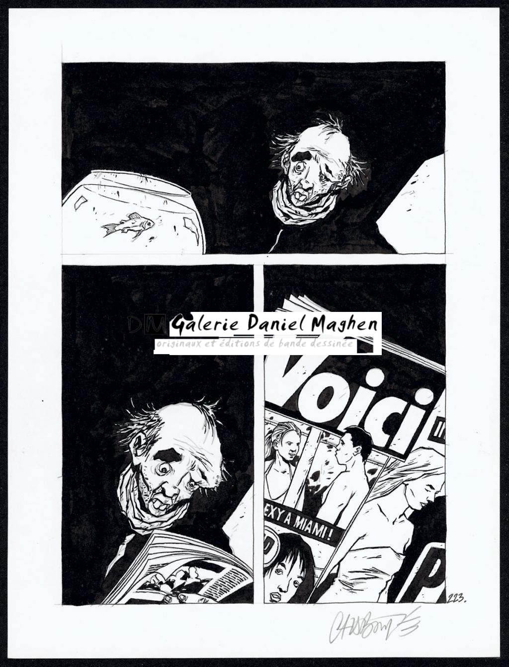 Planche originale 223 - Christophe Chabouté - Encre de Chine - 4977