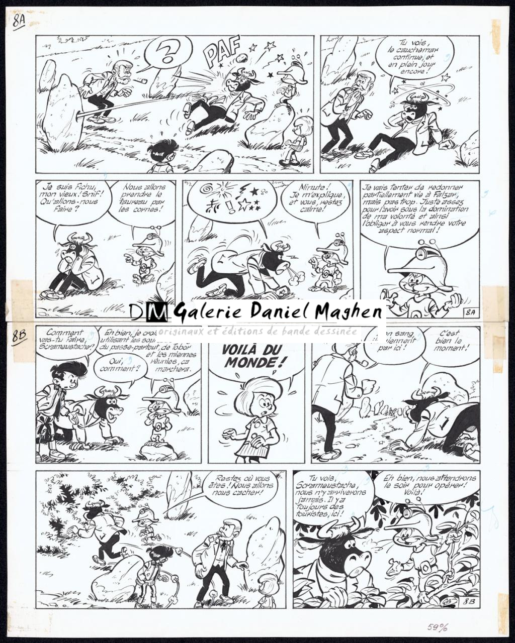 Planche originale n°8 - Roland Gos - Encre de Chine sur papier - 4999