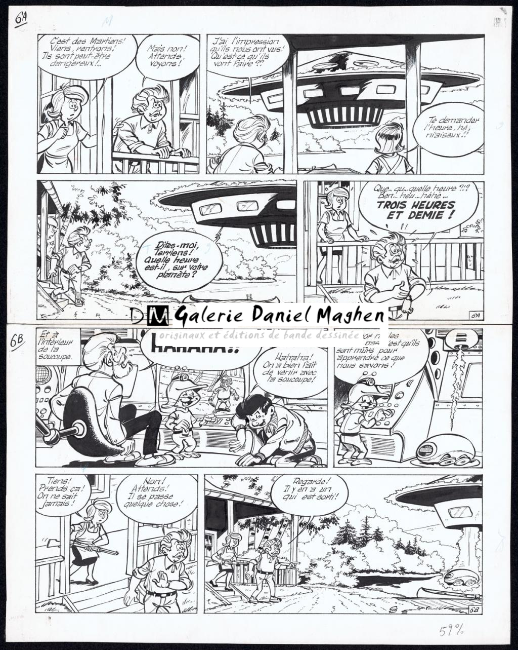 Planche originale n°6 - Roland Gos - Encre de Chine sur papier - 4998