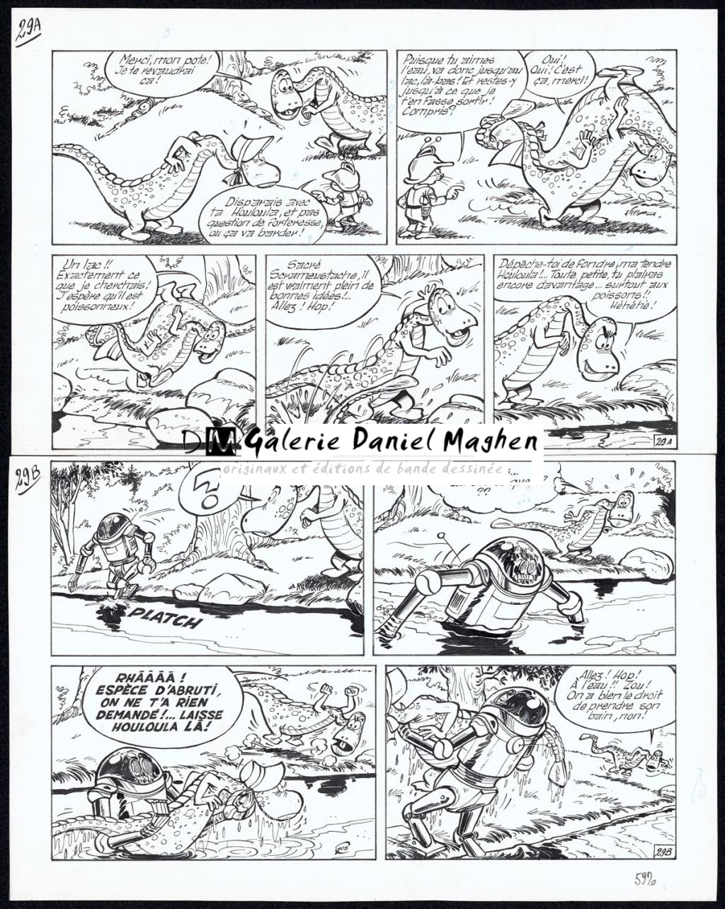 Planche originale n°29 - Roland Gos - Encre de Chine sur papier - 4979