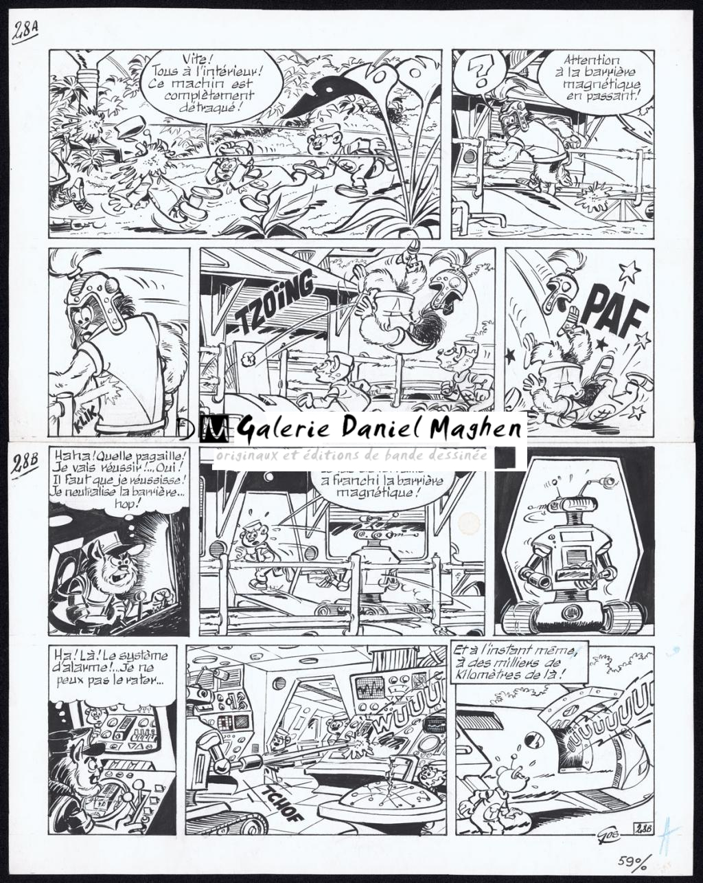 Planche originale n°28 - Roland Gos - Encre de Chine sur papier - 4995