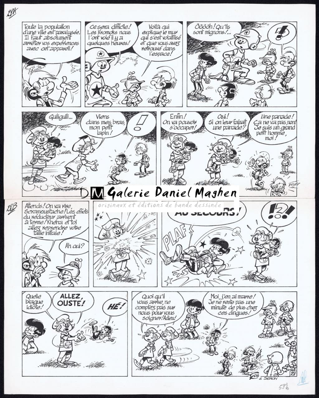 Planche originale n°28 - Gos / Walt - Encre de Chine sur papier - 4992