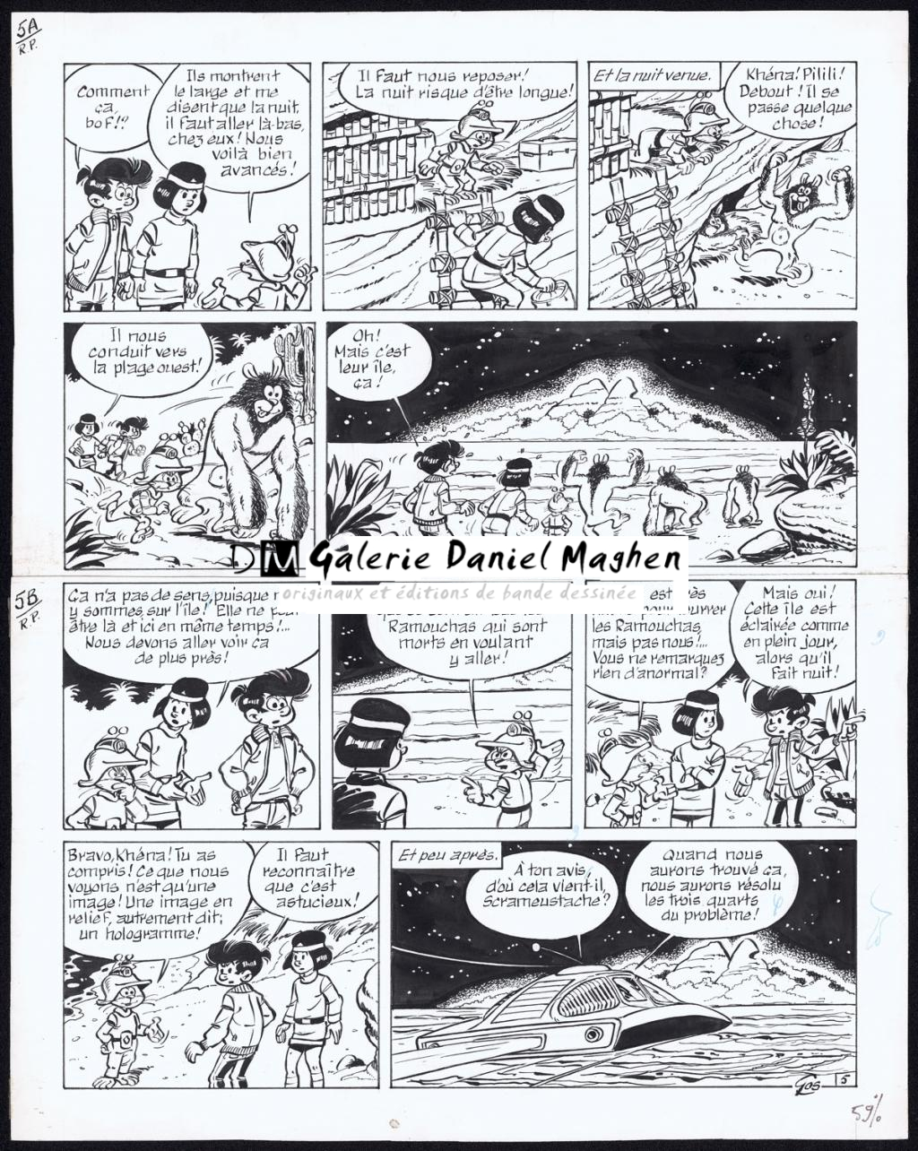 Planche originale n°5 - Roland Gos - Encre de Chine sur papier - 4991