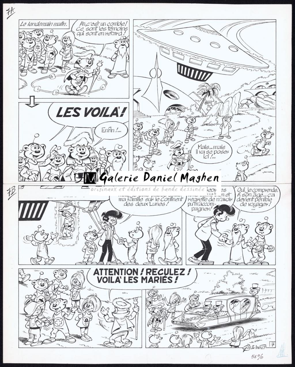 Planche originale n°7 - Gos / Walt - Encre de Chine sur papier - 4335