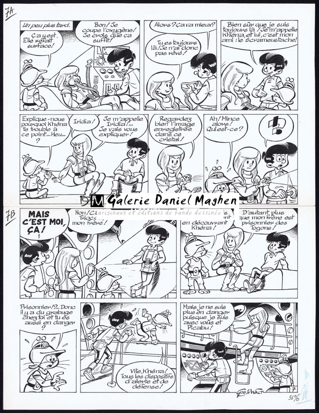 Planche originale n°7 - Gos / Walt - Encre de Chine sur papier - 4334