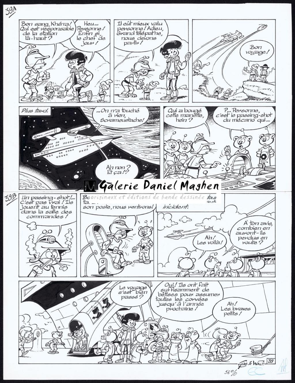 Planche originale n°39 - Gos / Walt - Encre de Chine sur papier - 4327