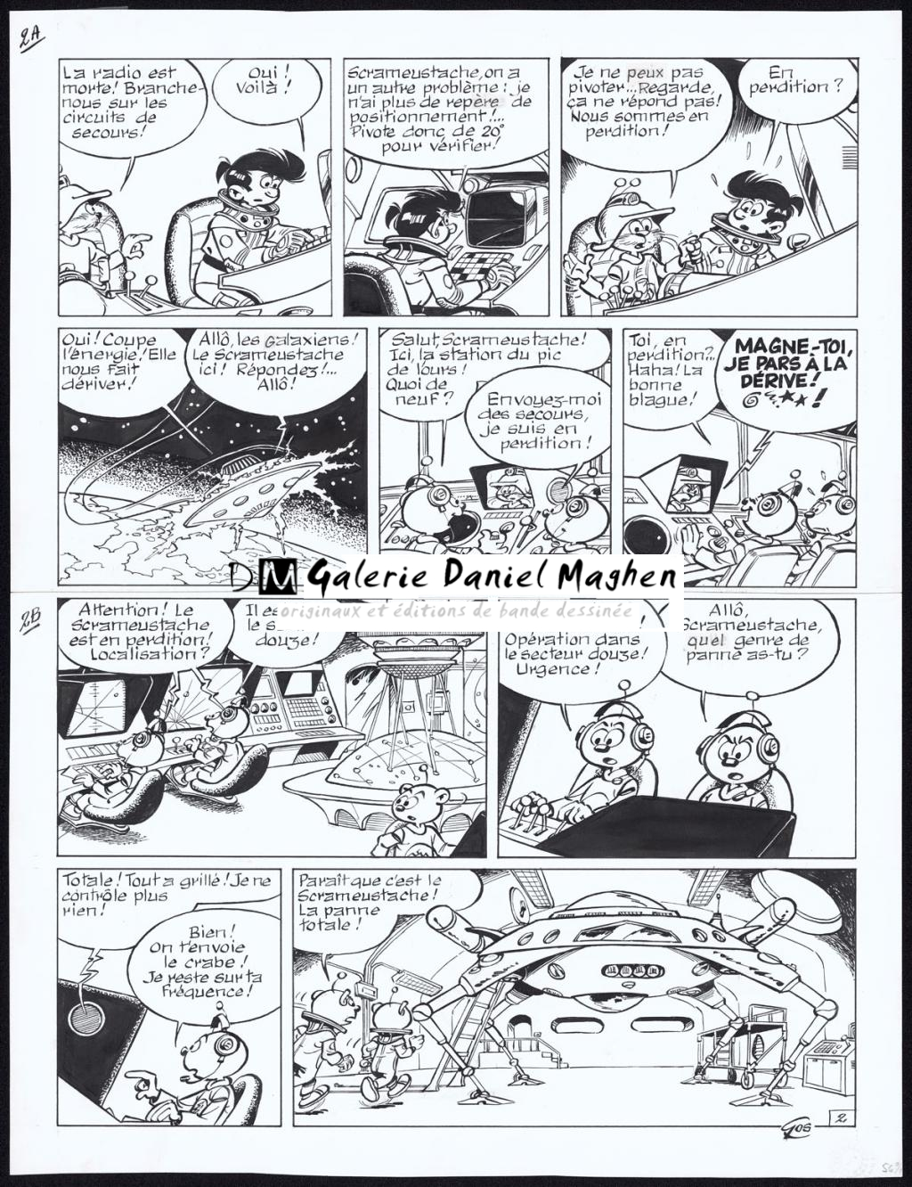 Planche originale n°2 - Roland Gos - Encre de Chine sur papier - 4326