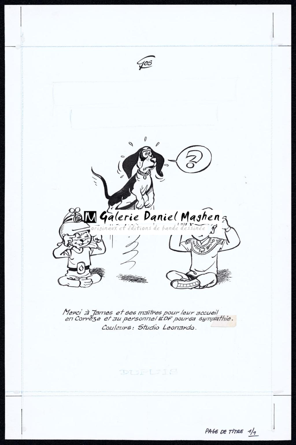 Page de titre - Roland Gos - Encre de Chine sur papier - 5036